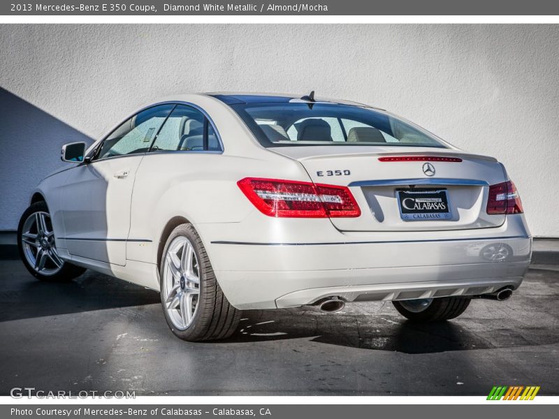 Diamond White Metallic / Almond/Mocha 2013 Mercedes-Benz E 350 Coupe