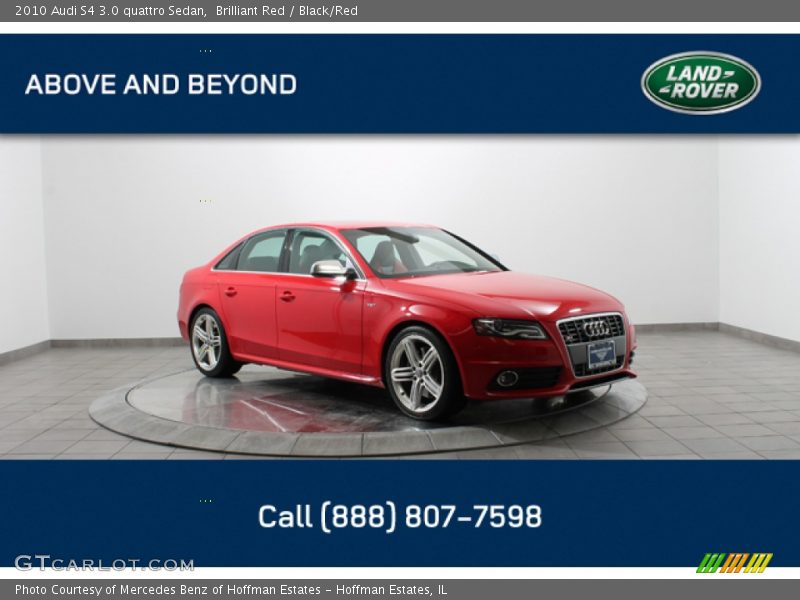 Brilliant Red / Black/Red 2010 Audi S4 3.0 quattro Sedan