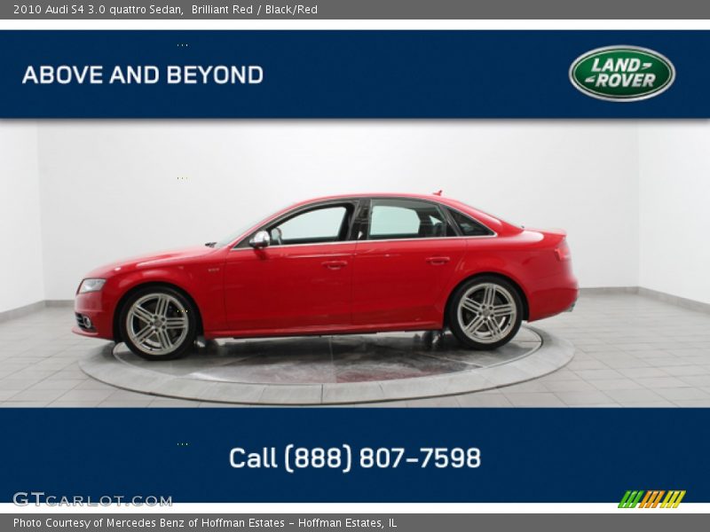 Brilliant Red / Black/Red 2010 Audi S4 3.0 quattro Sedan