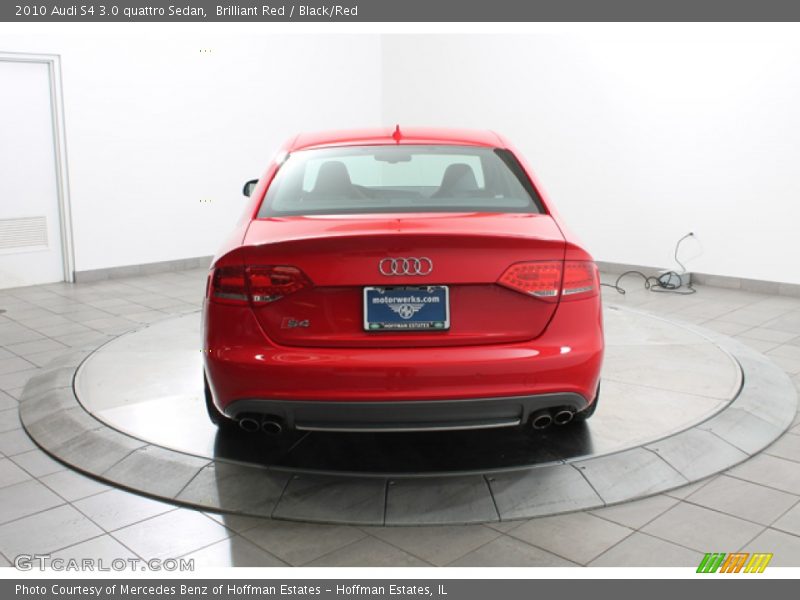 Brilliant Red / Black/Red 2010 Audi S4 3.0 quattro Sedan
