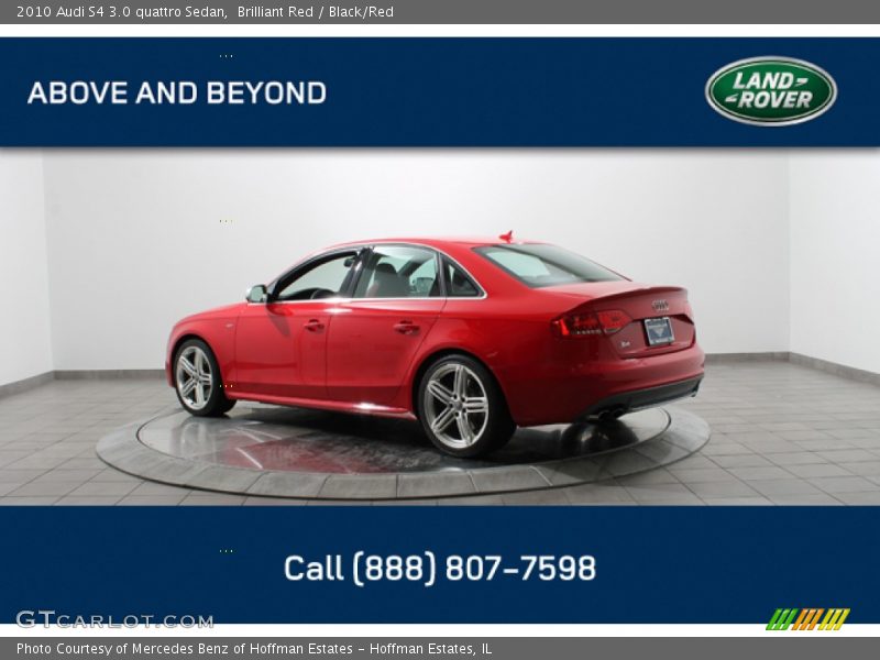 Brilliant Red / Black/Red 2010 Audi S4 3.0 quattro Sedan