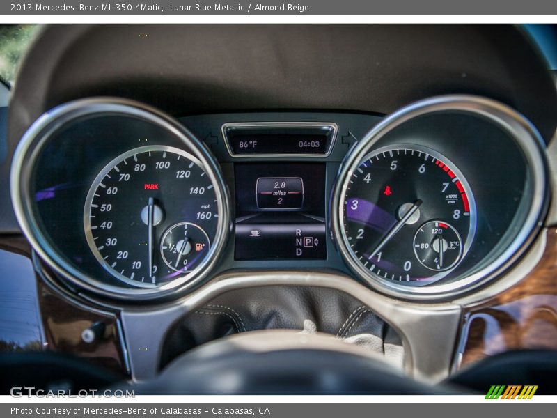 Lunar Blue Metallic / Almond Beige 2013 Mercedes-Benz ML 350 4Matic