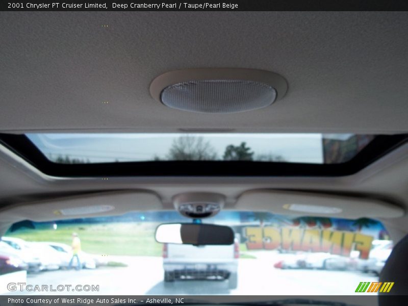 Deep Cranberry Pearl / Taupe/Pearl Beige 2001 Chrysler PT Cruiser Limited