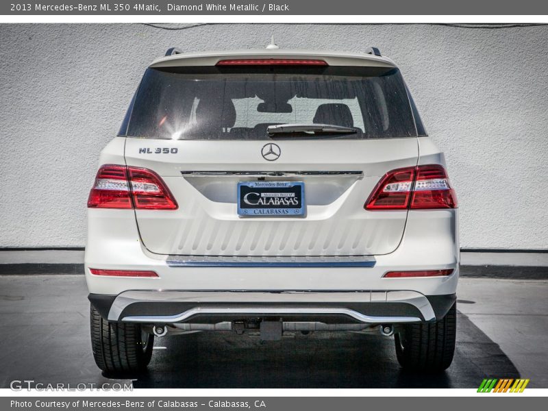 Diamond White Metallic / Black 2013 Mercedes-Benz ML 350 4Matic