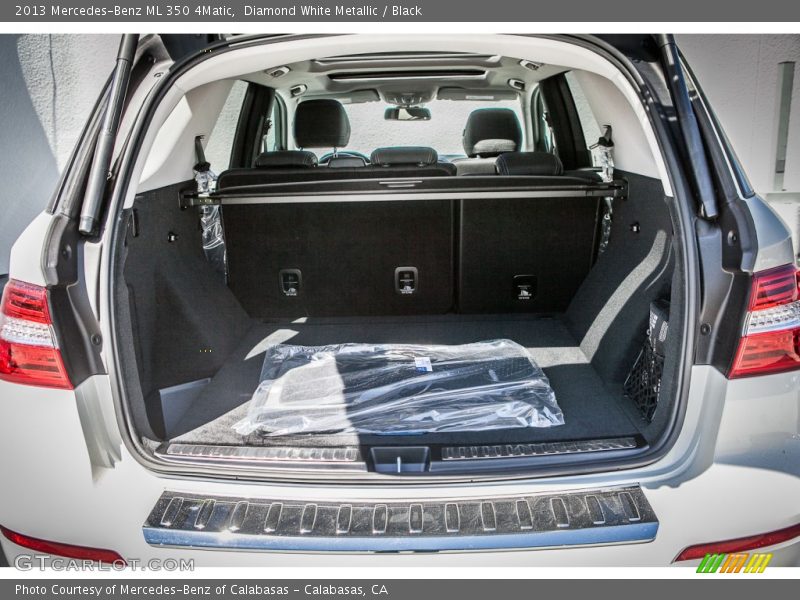 Diamond White Metallic / Black 2013 Mercedes-Benz ML 350 4Matic