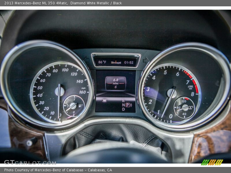 Diamond White Metallic / Black 2013 Mercedes-Benz ML 350 4Matic