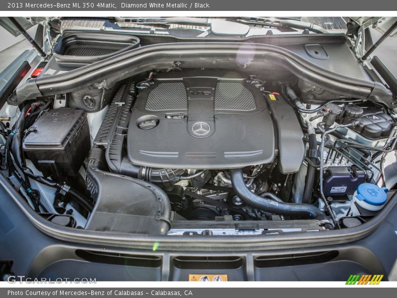 Diamond White Metallic / Black 2013 Mercedes-Benz ML 350 4Matic