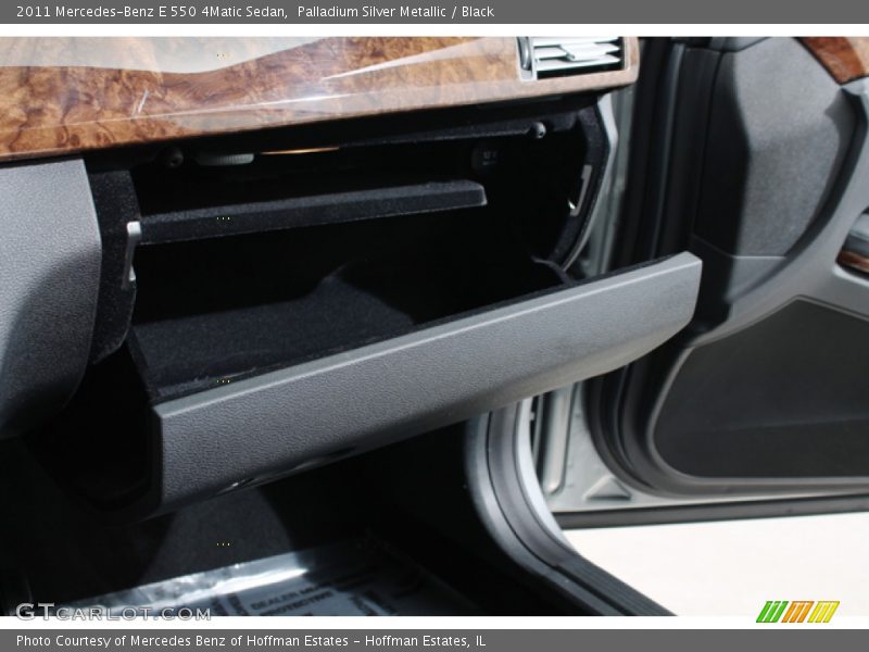 Palladium Silver Metallic / Black 2011 Mercedes-Benz E 550 4Matic Sedan