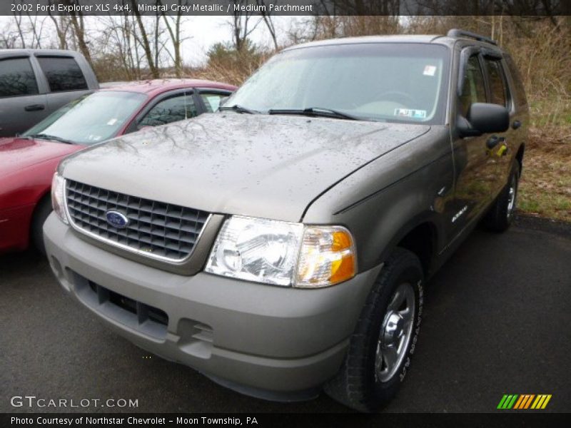 Mineral Grey Metallic / Medium Parchment 2002 Ford Explorer XLS 4x4