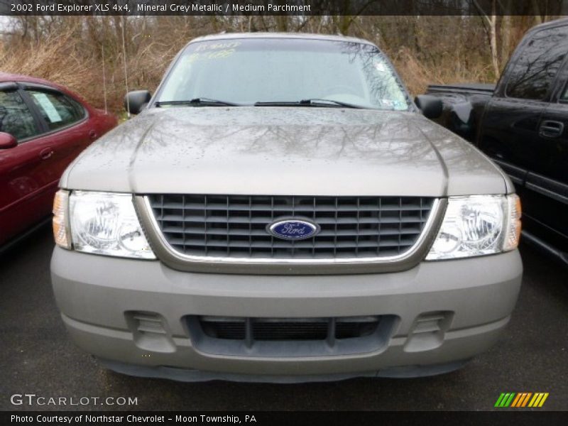 Mineral Grey Metallic / Medium Parchment 2002 Ford Explorer XLS 4x4