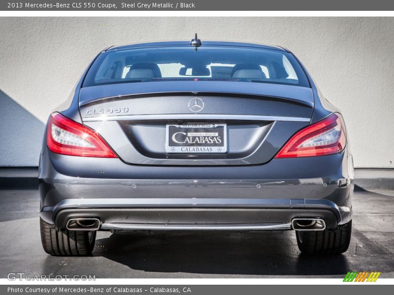 Steel Grey Metallic / Black 2013 Mercedes-Benz CLS 550 Coupe