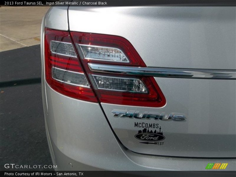 Ingot Silver Metallic / Charcoal Black 2013 Ford Taurus SEL