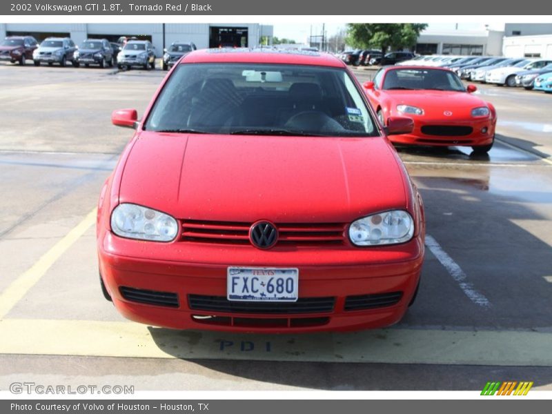 Tornado Red / Black 2002 Volkswagen GTI 1.8T