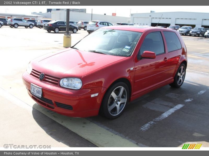 Tornado Red / Black 2002 Volkswagen GTI 1.8T