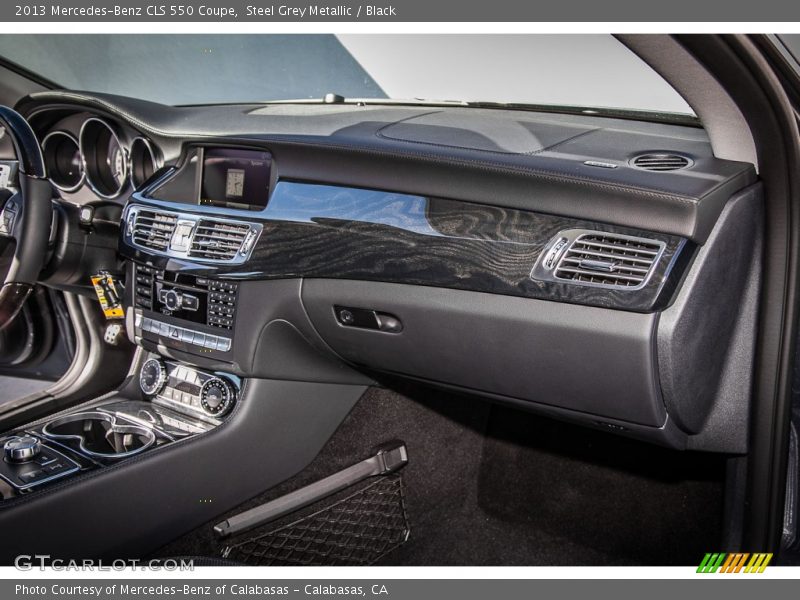 Steel Grey Metallic / Black 2013 Mercedes-Benz CLS 550 Coupe