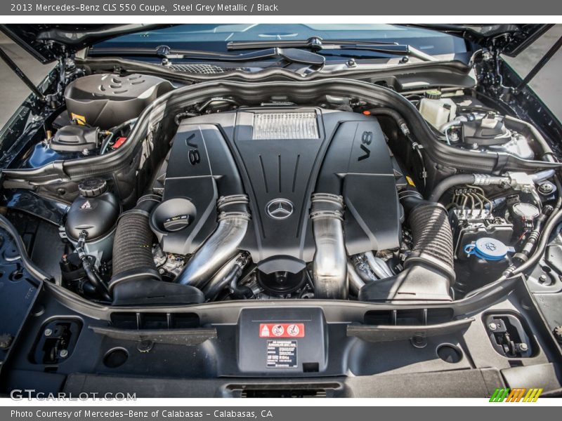 Steel Grey Metallic / Black 2013 Mercedes-Benz CLS 550 Coupe