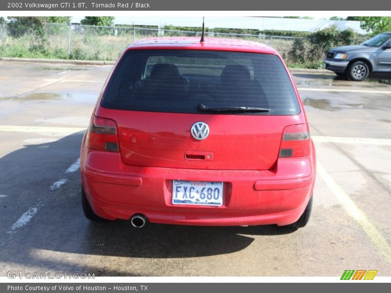 Tornado Red / Black 2002 Volkswagen GTI 1.8T