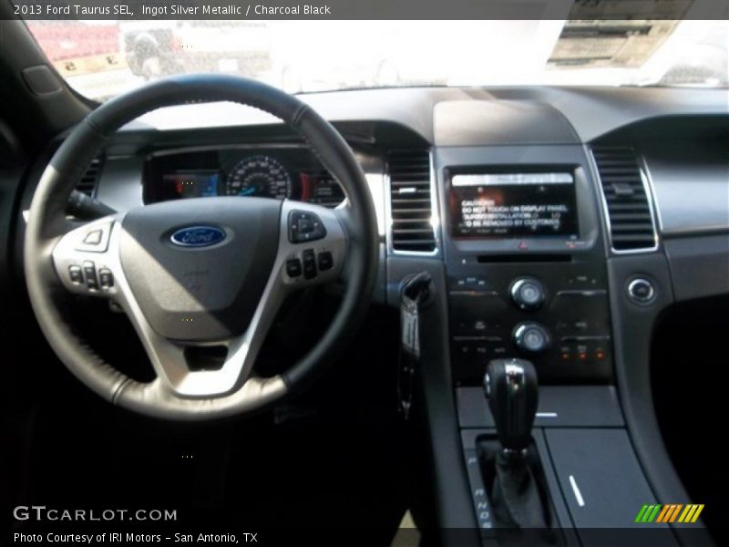 Ingot Silver Metallic / Charcoal Black 2013 Ford Taurus SEL