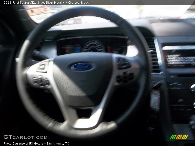 Ingot Silver Metallic / Charcoal Black 2013 Ford Taurus SEL