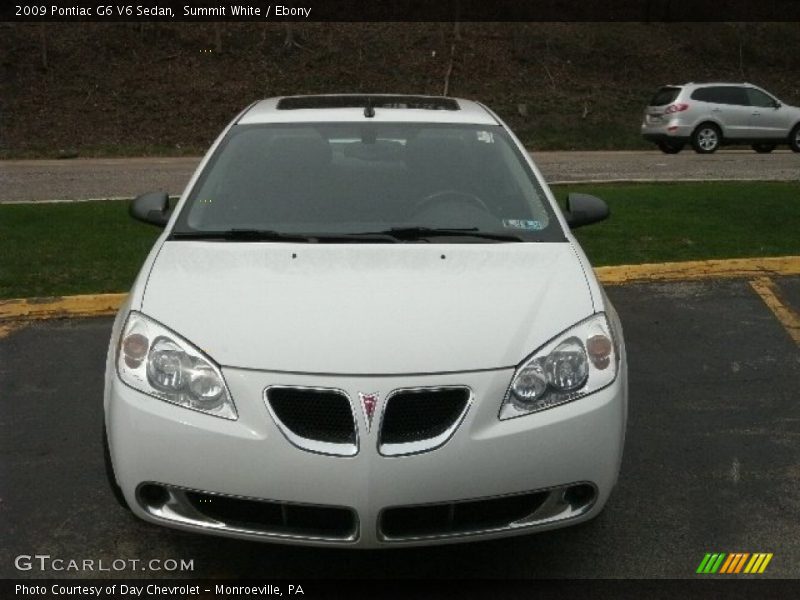 Summit White / Ebony 2009 Pontiac G6 V6 Sedan