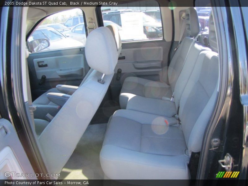 Black / Medium Slate Gray 2005 Dodge Dakota ST Quad Cab