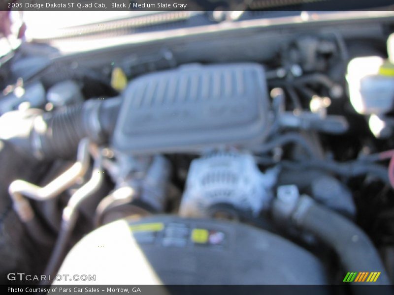 Black / Medium Slate Gray 2005 Dodge Dakota ST Quad Cab