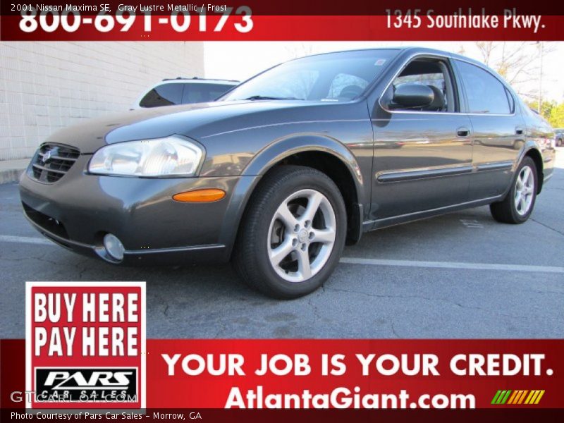 Gray Lustre Metallic / Frost 2001 Nissan Maxima SE