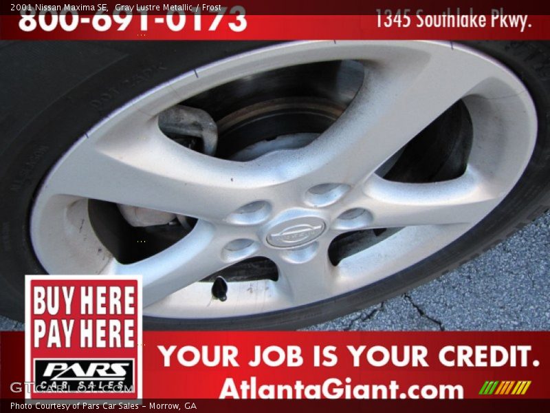 Gray Lustre Metallic / Frost 2001 Nissan Maxima SE