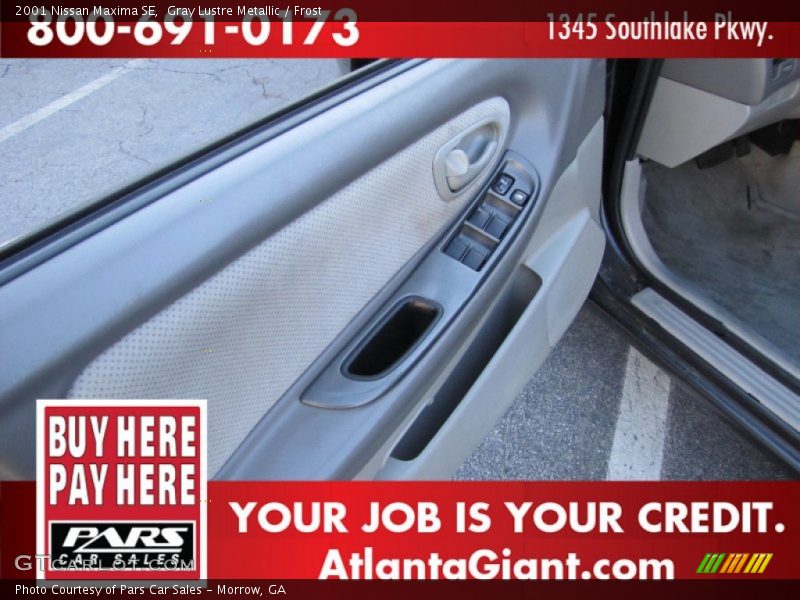 Gray Lustre Metallic / Frost 2001 Nissan Maxima SE