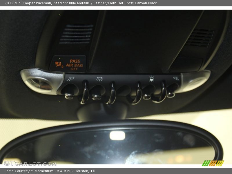 Starlight Blue Metallic / Leather/Cloth Hot Cross Carbon Black 2013 Mini Cooper Paceman