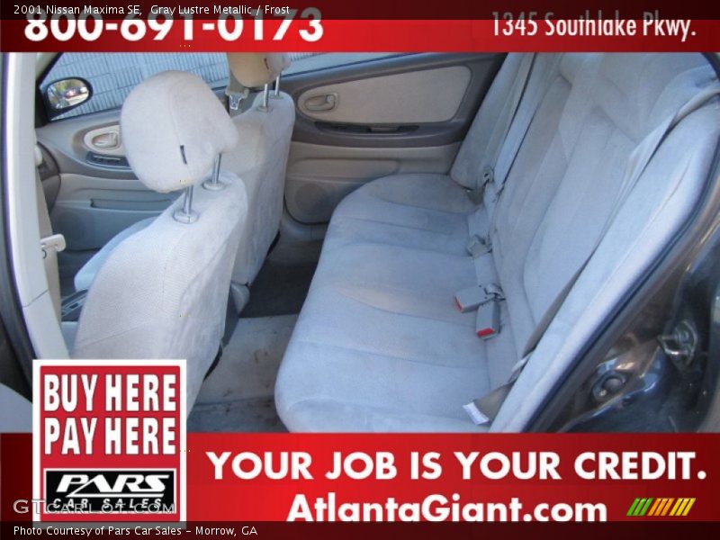 Gray Lustre Metallic / Frost 2001 Nissan Maxima SE