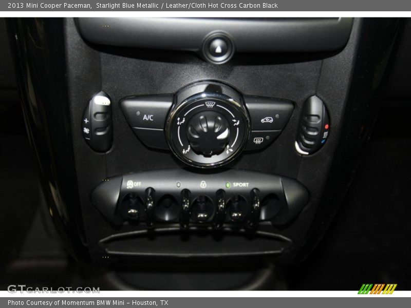 Controls of 2013 Cooper Paceman