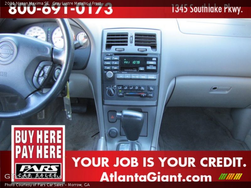 Gray Lustre Metallic / Frost 2001 Nissan Maxima SE