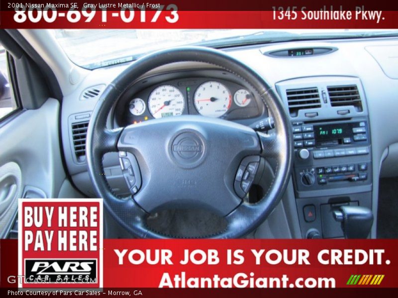 Gray Lustre Metallic / Frost 2001 Nissan Maxima SE