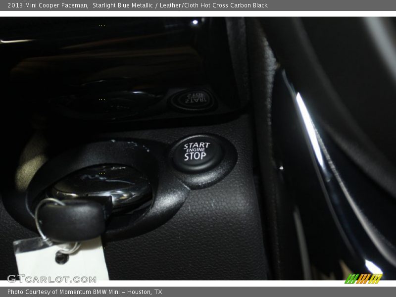 Starlight Blue Metallic / Leather/Cloth Hot Cross Carbon Black 2013 Mini Cooper Paceman