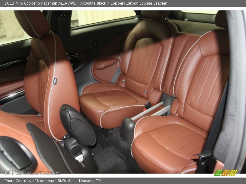 Rear Seat of 2013 Cooper S Paceman ALL4 AWD