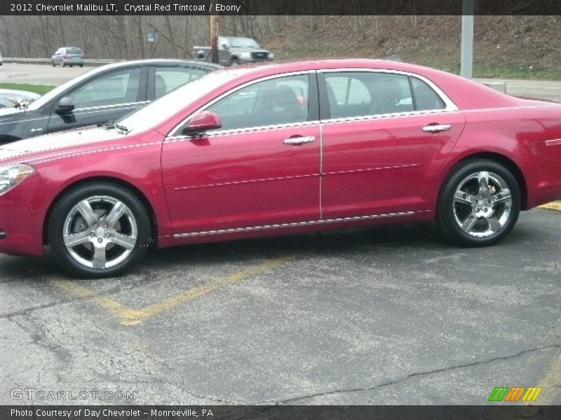 Crystal Red Tintcoat / Ebony 2012 Chevrolet Malibu LT