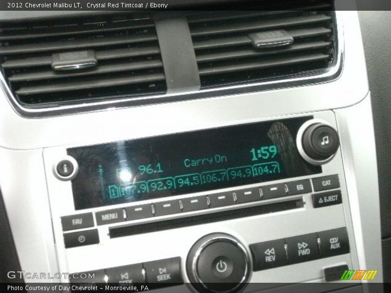 Crystal Red Tintcoat / Ebony 2012 Chevrolet Malibu LT