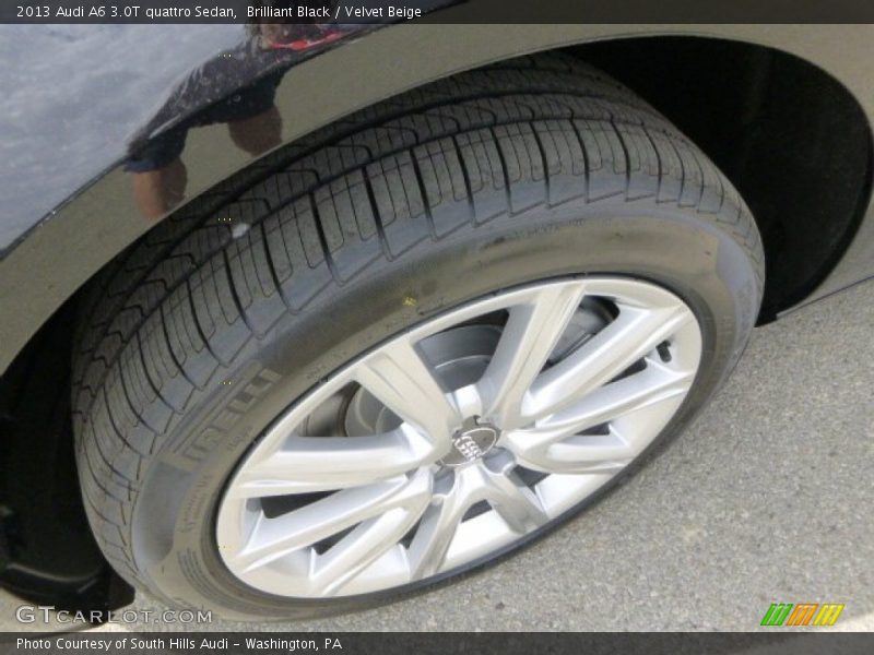 Brilliant Black / Velvet Beige 2013 Audi A6 3.0T quattro Sedan