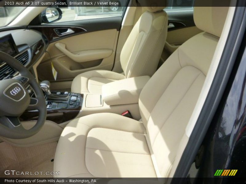 Brilliant Black / Velvet Beige 2013 Audi A6 3.0T quattro Sedan