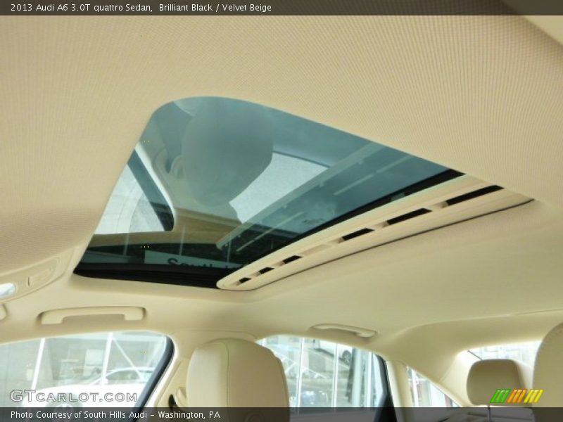 Brilliant Black / Velvet Beige 2013 Audi A6 3.0T quattro Sedan