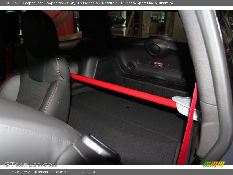 Thunder Grey Metallic / GP Recaro Sport Black/Dinamica 2013 Mini Cooper John Cooper Works GP