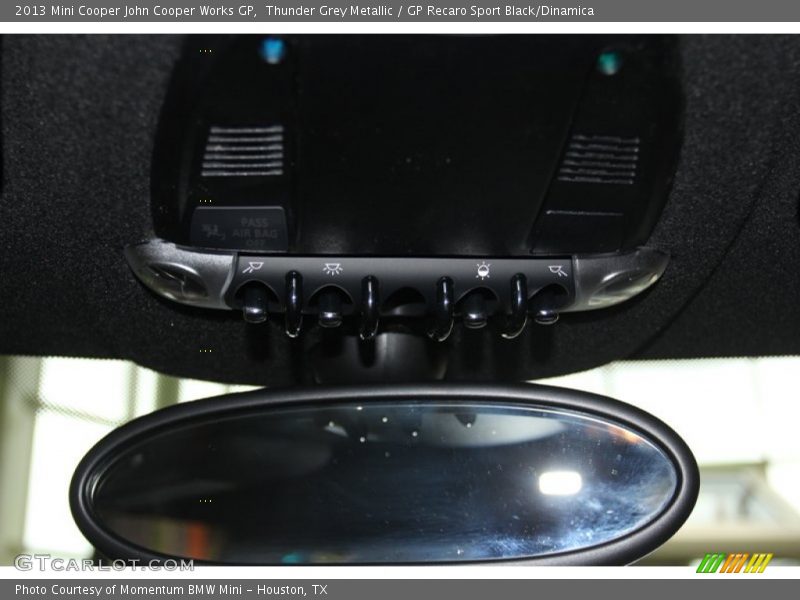 Thunder Grey Metallic / GP Recaro Sport Black/Dinamica 2013 Mini Cooper John Cooper Works GP