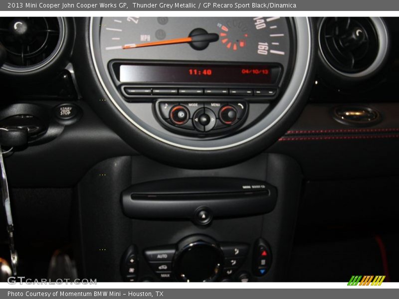 Thunder Grey Metallic / GP Recaro Sport Black/Dinamica 2013 Mini Cooper John Cooper Works GP