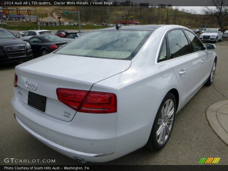  2014 A8 L TDI quattro Glacier White Metallic
