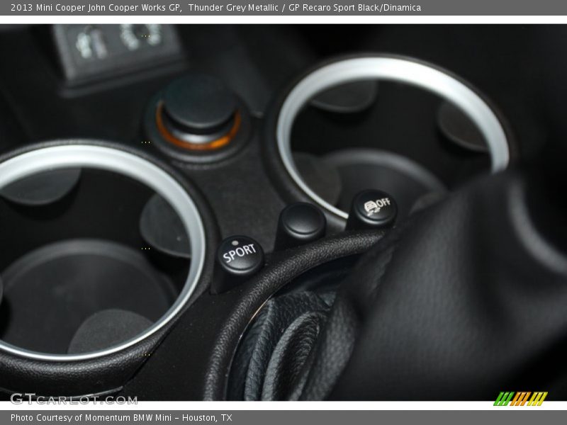 Thunder Grey Metallic / GP Recaro Sport Black/Dinamica 2013 Mini Cooper John Cooper Works GP