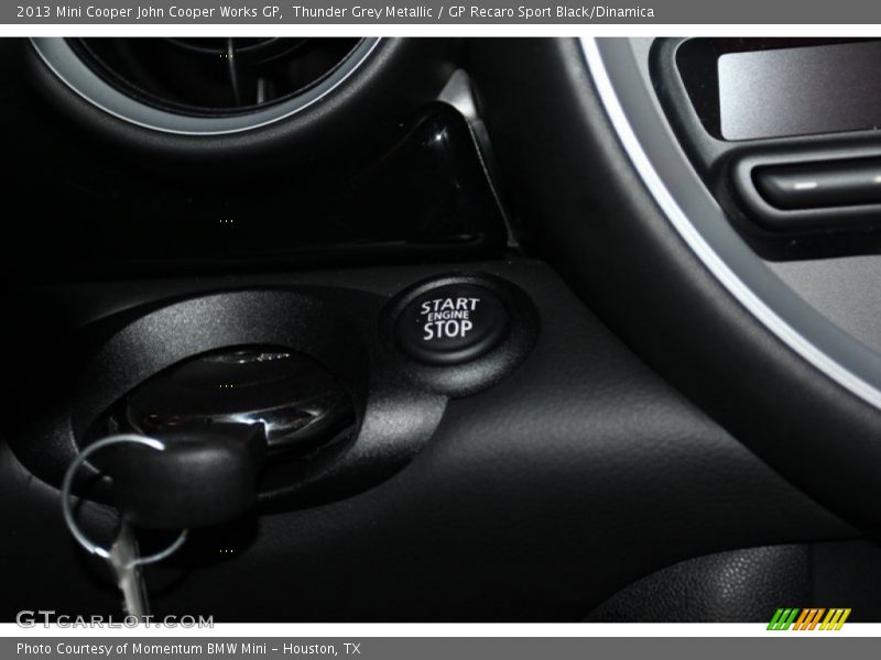 Thunder Grey Metallic / GP Recaro Sport Black/Dinamica 2013 Mini Cooper John Cooper Works GP