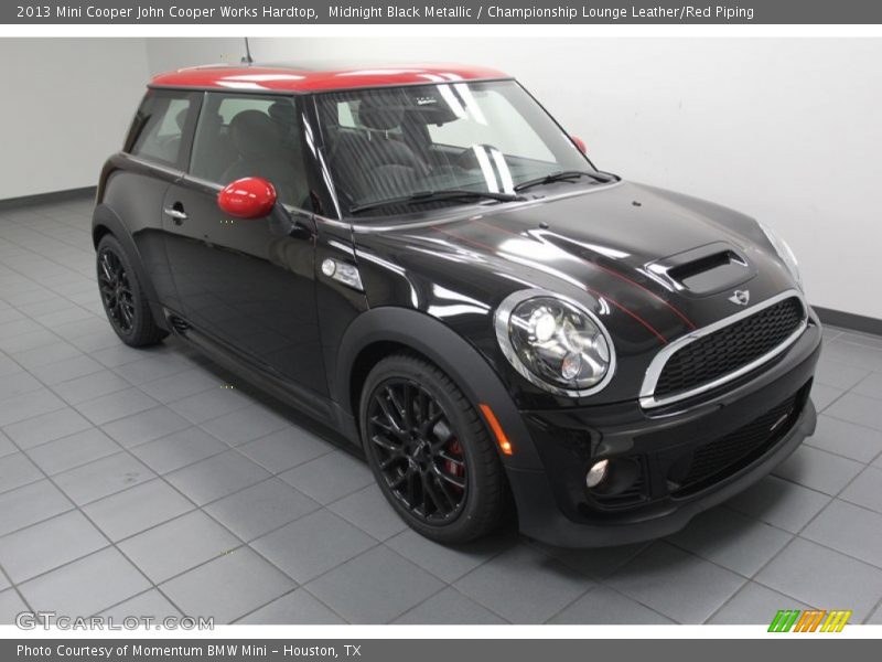 Front 3/4 View of 2013 Cooper John Cooper Works Hardtop