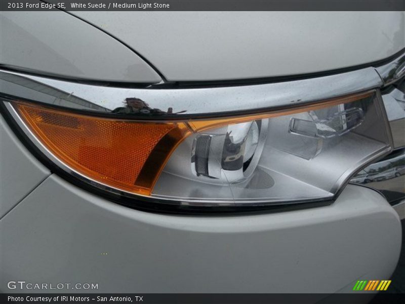 White Suede / Medium Light Stone 2013 Ford Edge SE