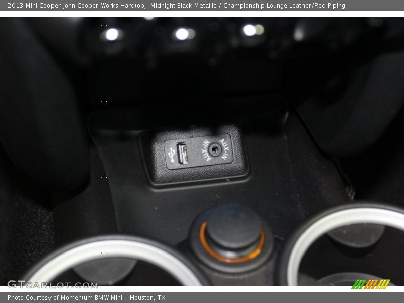 Midnight Black Metallic / Championship Lounge Leather/Red Piping 2013 Mini Cooper John Cooper Works Hardtop
